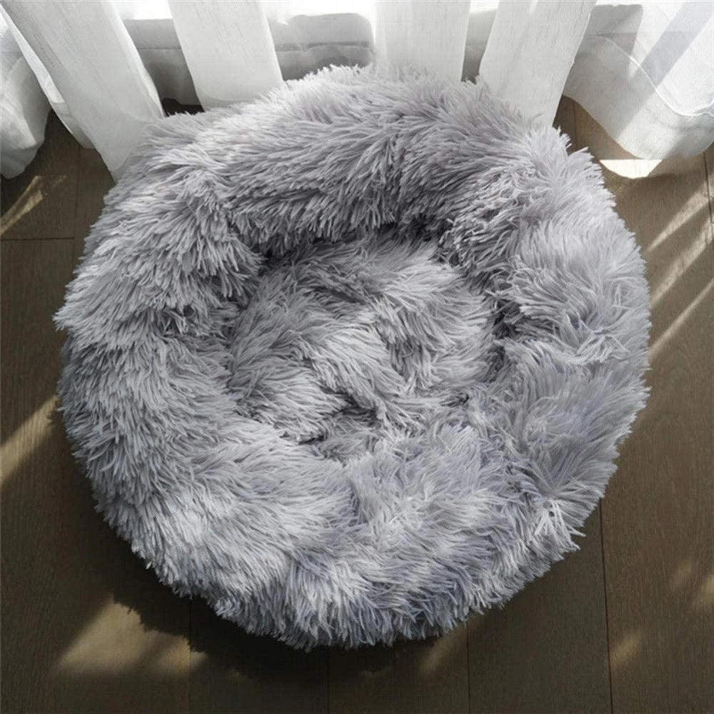 Trade Shop - Cuccia In Velluto Peluche Lavabile Super Morbida Per Cani Gatti Animali Da 60 Cm -