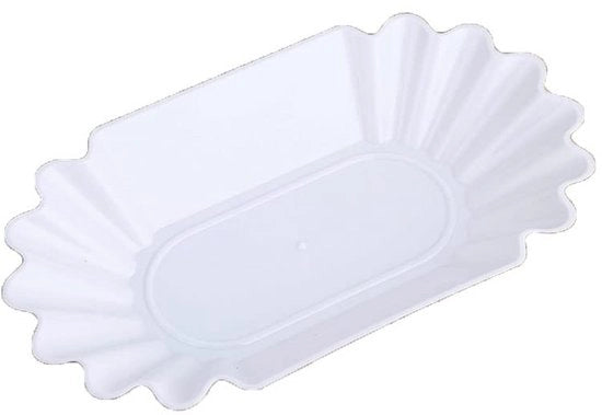 Display per Caffè in PP - Riciclabile - Sostenibile - Adatto per Snack - Resistente al Microonde - Dimensioni 22x33x3 cm - Piatto da Servire