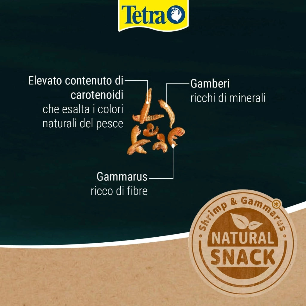Tetra Pond Shrimp Mix 1L - Snack naturale di gamberetti per pesci da laghetto