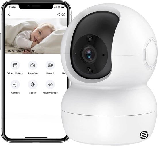 Baby Monitor Premium con Camera Indoor Multifunzionale