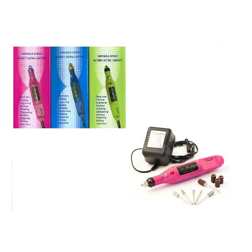 Trade Shop - Fresa Nail Art Gel Ricostruzione Unghie Manicure Mani Piedi Velocita Regolabile -