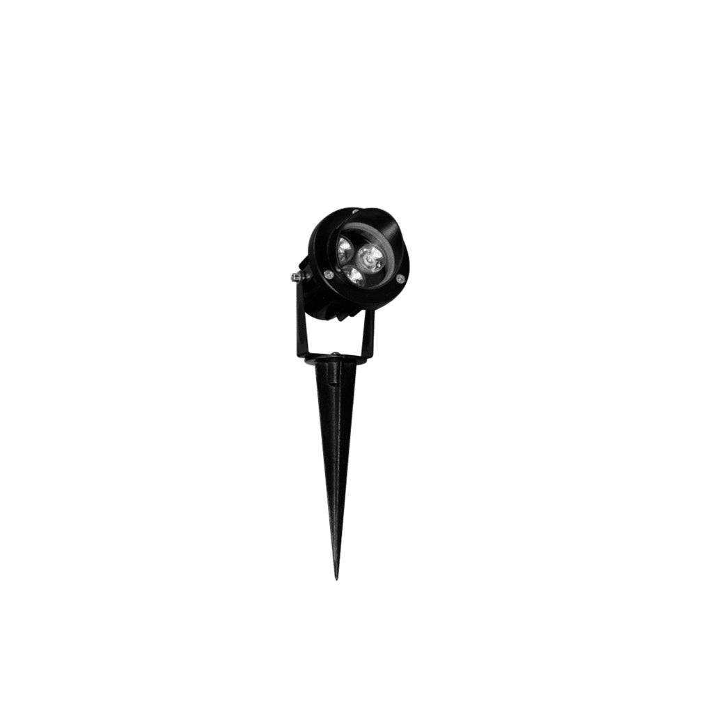 Caddie Proiettore LED da Esterno 3000K 45 gradi Nero Opaco, Illuminazione Architetturale ad Alte Prestazioni per Giardini e Facciate, IP65