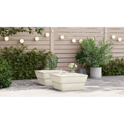 Tavoli da Giardino 2 pz 60x60x30cm in Legno di Abete Impregnato 315635