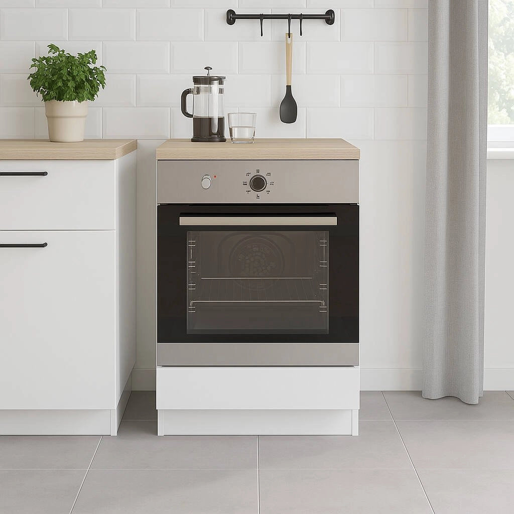 Mobile da Cucina Lunea, Dispensa da Cucina un Vano, 60x60x90h cm Bianco