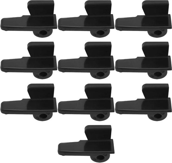 10 Inserti in Plastica per Cambio Pneumatici neri - Montaggio Standard per Teste di Cambio dopo 2002