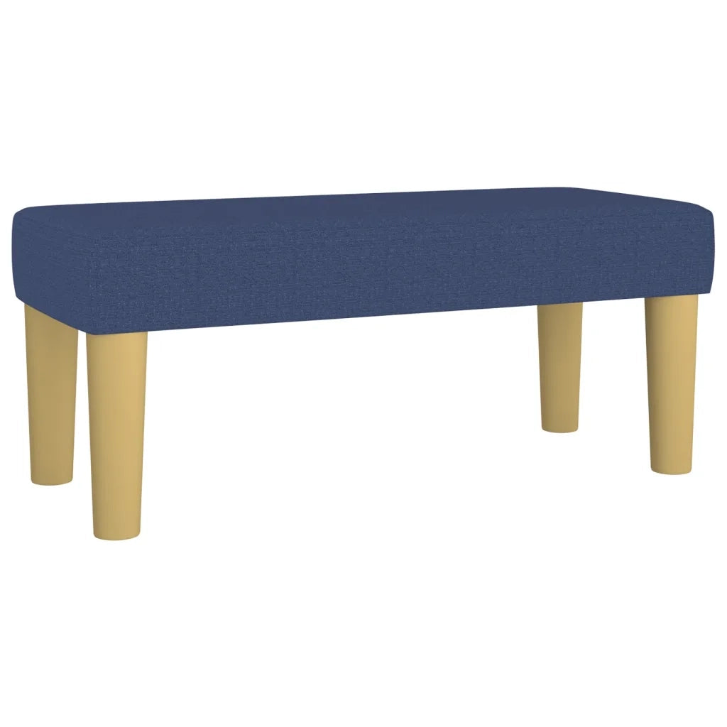 Panca Blu 70x30x30 cm in Tessuto 346630