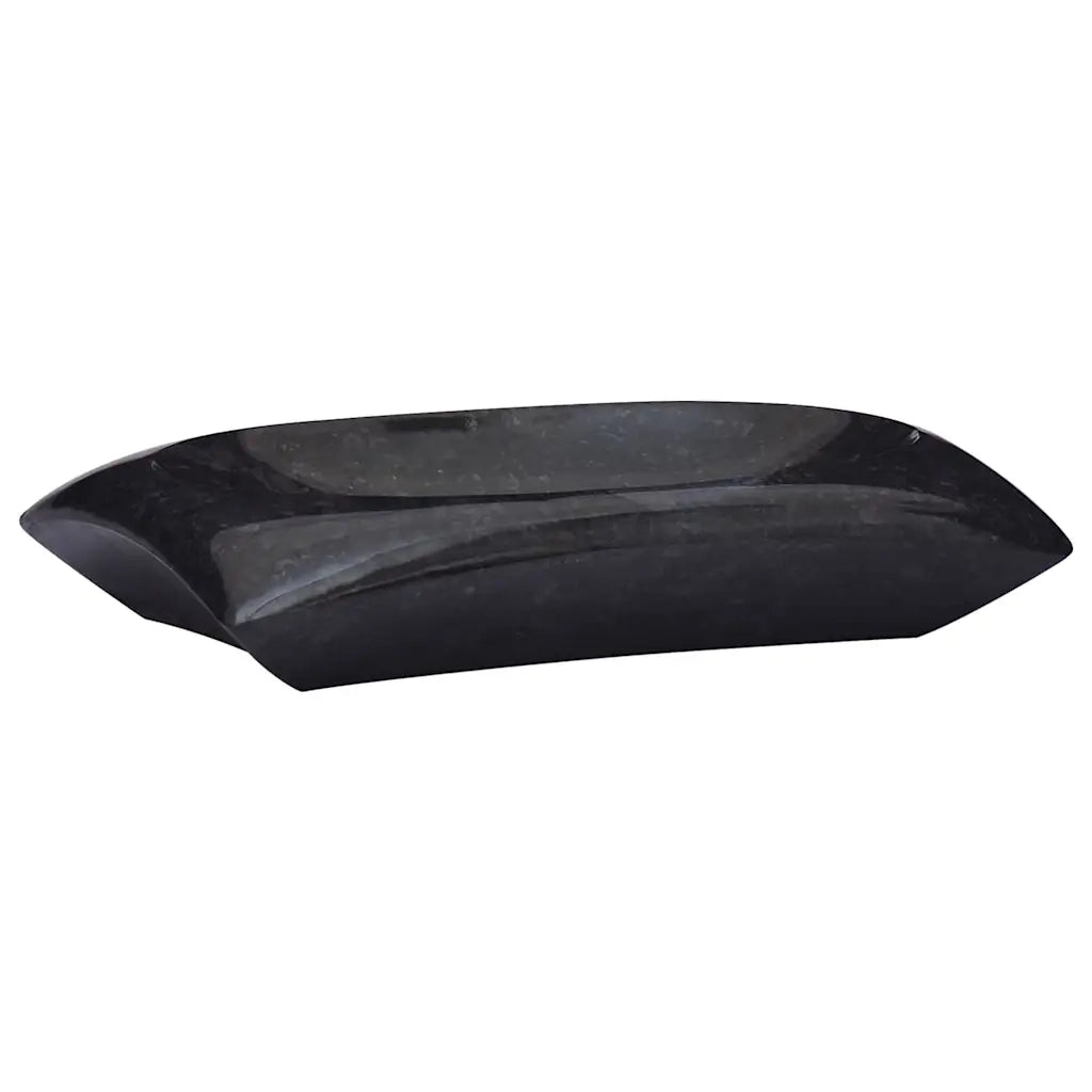 Lavandino-Lavabo-Lavello Nero 50x35x10 cm in Marmo 355012