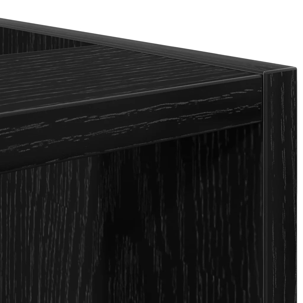 Base per Cucina con lo scaffale Rovere nero 20 x 44,5 x 81,5 cm