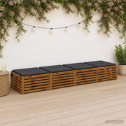 Cuscini per Sedia in 4 Pezzi SOEST 4 pz 100% Poliestere 944784