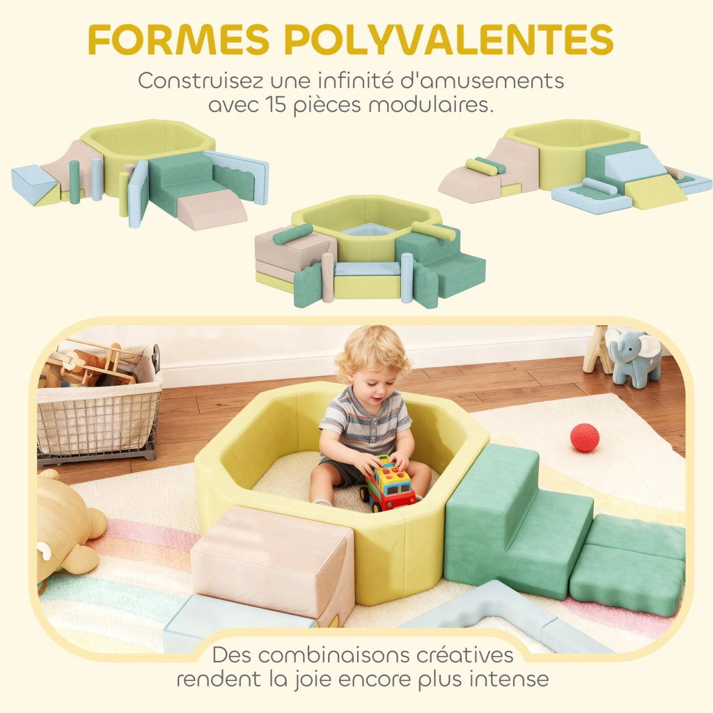 Piscina a palloni per motricit¨¤ ¨C zephmum ¨C 160x137.5x30 cm multicolore