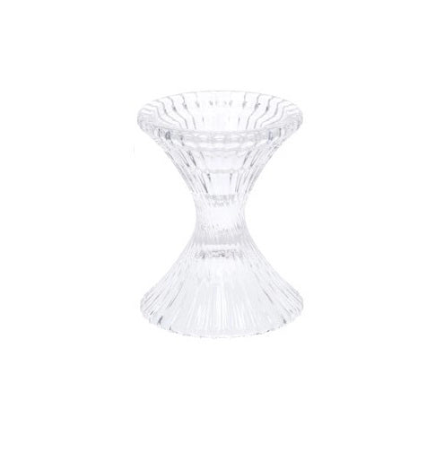 Portacandele Decorativa in Vetro Smella Diametro 10 cm Altezza 3 cm