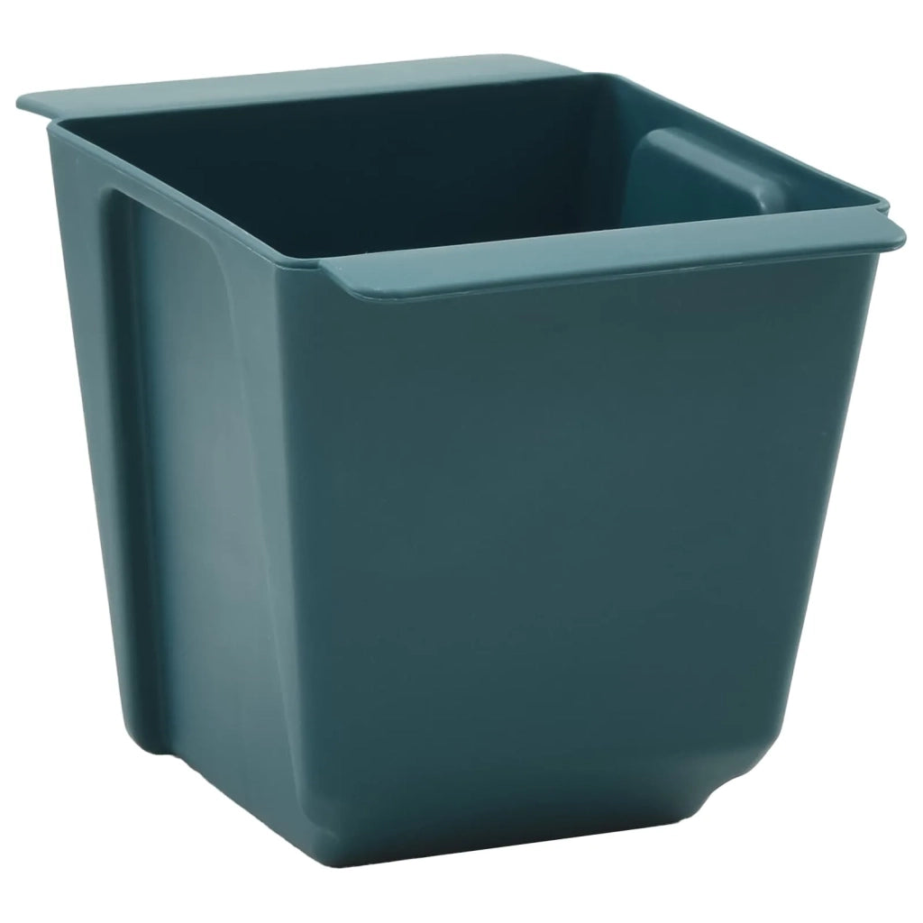 Fioriere per Euro pallet 24 pcs Verde 13,5 x 9 x 9,5 cm