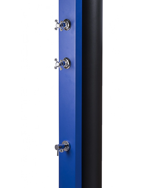 ULTRAMARINE Blue Solar Doccia per Piscina con Risciacquo dei Piedi - 40L