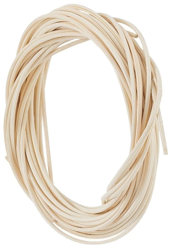 Rotan per Weven 10m - Strips Reticoli - Rotan Naturale - Creazione di Mobili - Fai da Te - Diametro Interno 2mm - Materiale da Tessuto