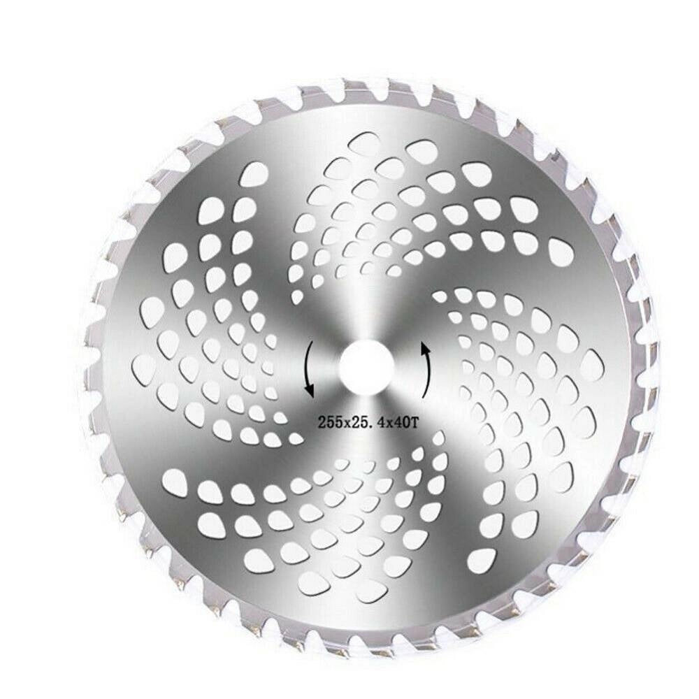 Trade Shop - Disco Per Decespugliatore Ricambio Lama Tosaerba 40 Denti ø 255 X 25,4 Mm 05301 -