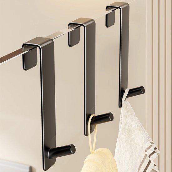 Haken per porta in acciaio inossidabile 304, 22,7 kg, adatti a porte di 4,4 cm di spessore