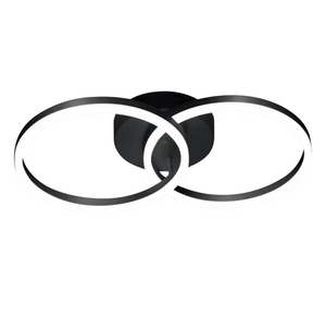 Plafoniera GIOTTO a led moderna 36W nero 3508-22-101 Fabas Luce