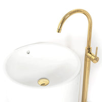 Rubinetto Da Lavabo Rea Lungo Ortis Gold