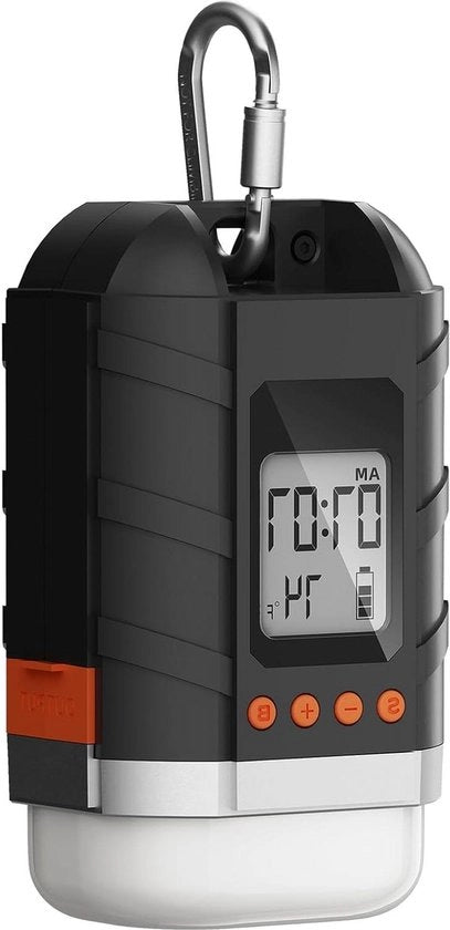Lampada da campeggio ricaricabile con batteria 15600 mAh - torcia da campeggio con 5 modalità di illuminazione - regolabile - attrezzatura di emergenza - blackout - super luminoso - luce da campeggio - lampada per tenda per escursioni