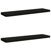 Cuscini per Panchina a 2 Pezzi VUGHT 2 pz 100% Poliestere Nero 951415