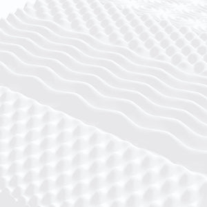 Divano Letto Estraibile con Materassi Tortora 100x200cm Tessuto 3197660