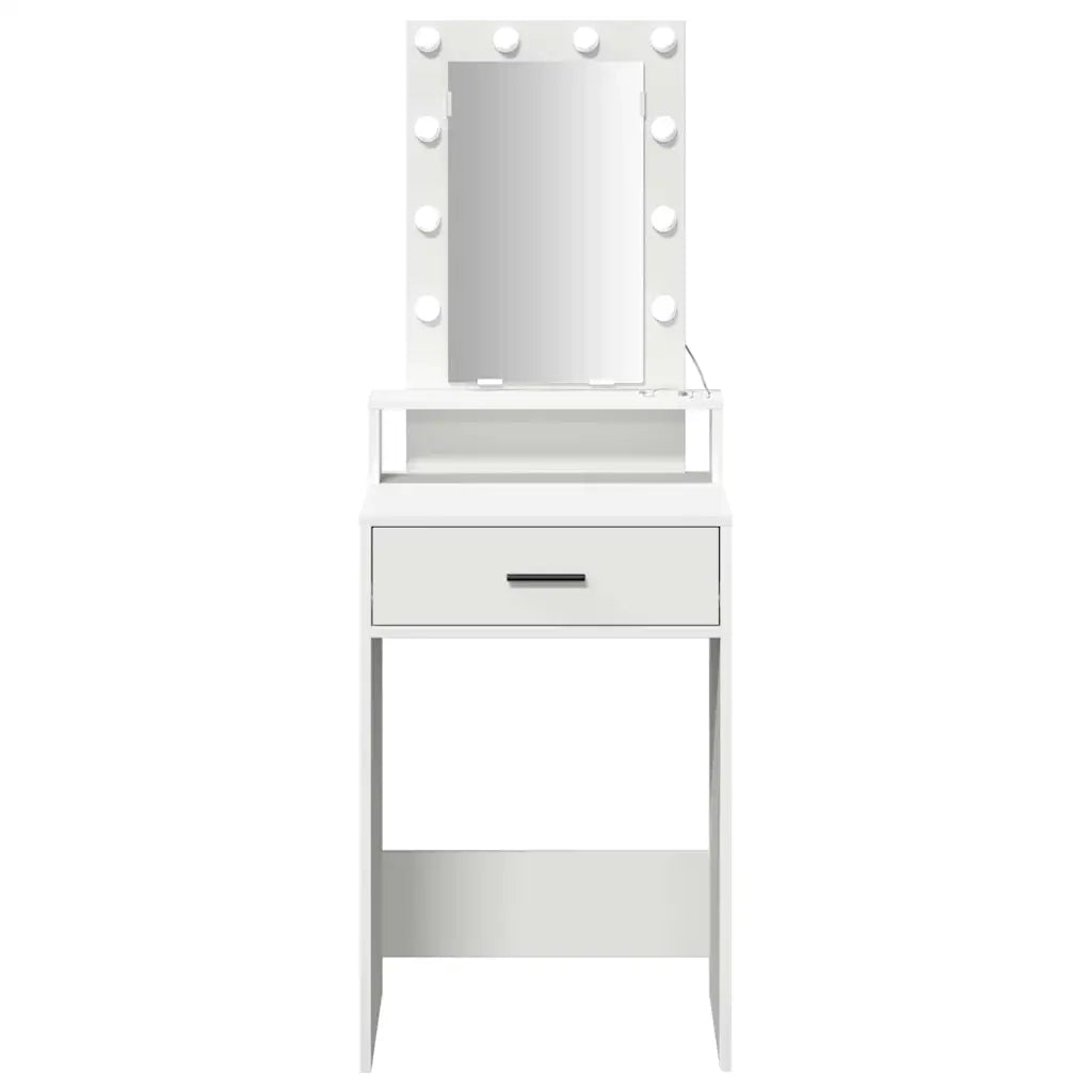 Toeletta | Tavolo da Trucco Bianco 50 x 41 x 140 cm Legno multistrato
