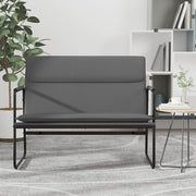 Panca-Sgabello Grigia 100x64x80 cm in Similpelle