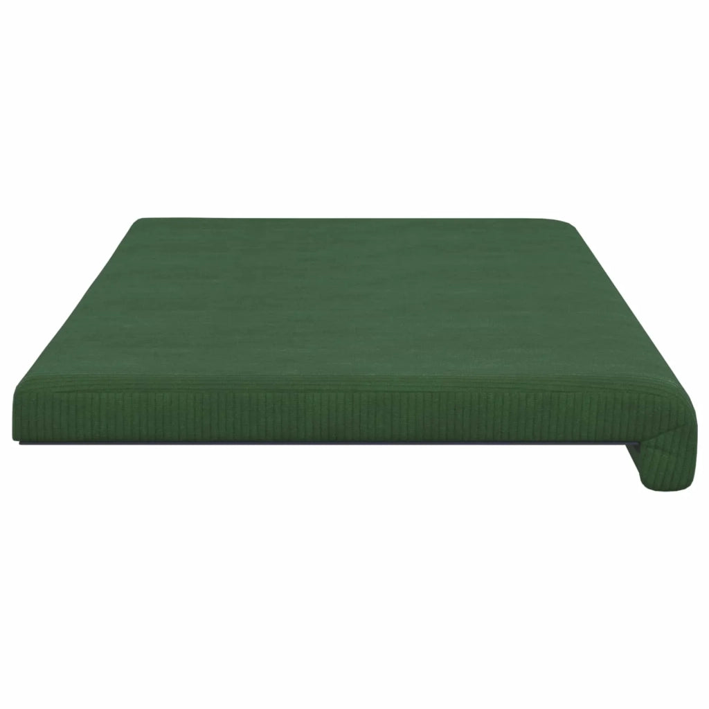 Cuscino per panchina corduroy Verde Scuro Profondità 35 cm 42043371