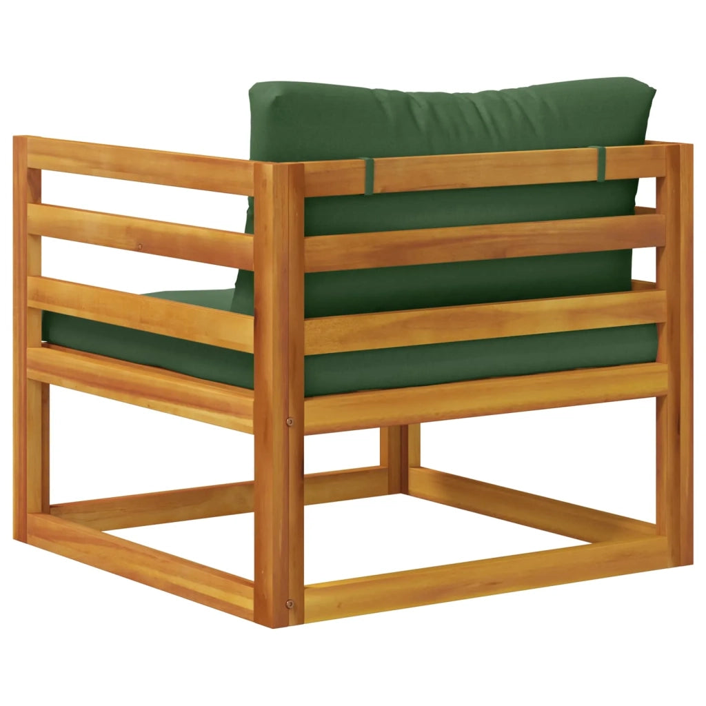 Poltrona componibile con cuscini 100 % poliestere Solid-Acacia 42028322