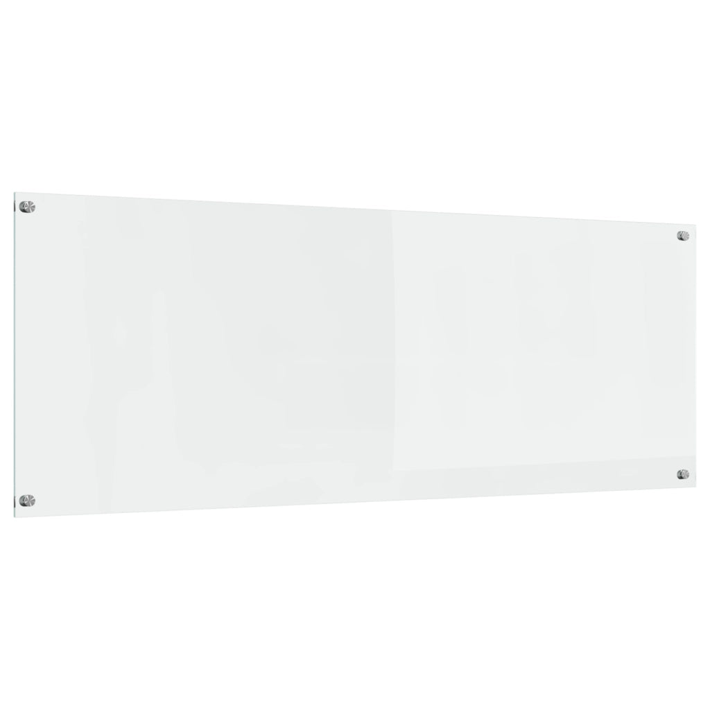 Schienale da Cucina  Clear 110x40x0.6 cm in Vetro Temperato