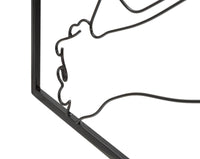 Pannello da Muro Nudity 60x1x80 cm in Ferro