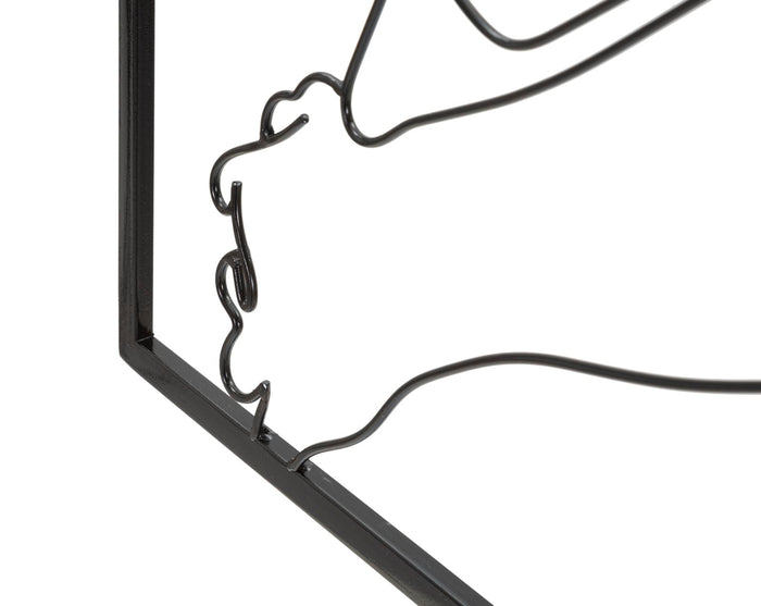 Pannello da Muro Nudity 60x1x80 cm in Ferro