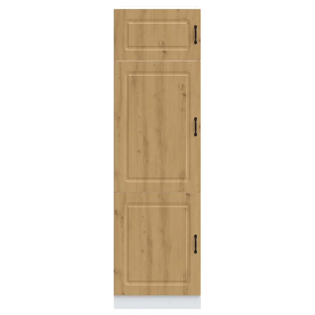 Armadio da Cucina Kalmar Rovere Artigianale Legno Multistrato
