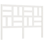 Testiera | Testata per Letto Bianca 166x4x104cm in Legno Massello di Pino