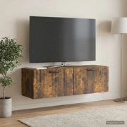 Mobile Porta TV da Muro Rovere Fumo 98 x 31 x 30 cm 899070