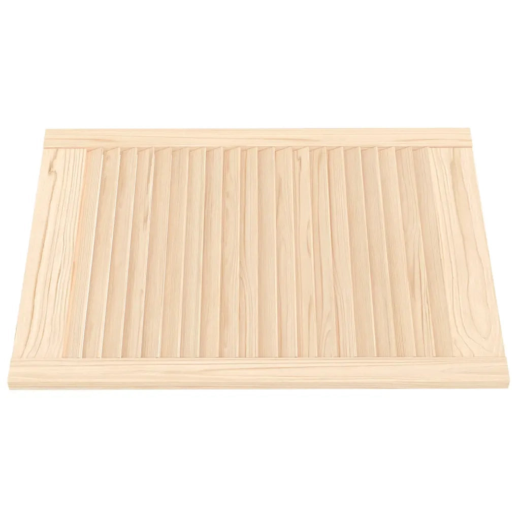 Ante con Design a Lamelle 2 pz 69x49,4 cm in Legno di Pino 151128