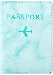 Organizzatore di Documenti di Viaggio Leggero - Portamonete per Viaggiatori - Tastiera di Pasaporto - Custodia per Carte di Credito - Organizzatore di Documenti di Viaggio - Design Marmo - Custodia per Documenti di Viaggio