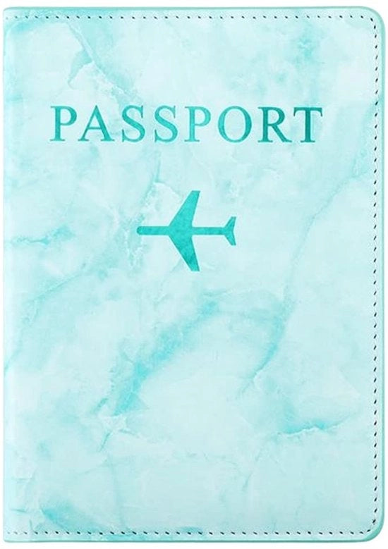 Organizzatore di Documenti di Viaggio Leggero - Portamonete per Viaggiatori - Tastiera di Pasaporto - Custodia per Carte di Credito - Organizzatore di Documenti di Viaggio - Design Marmo - Custodia per Documenti di Viaggio