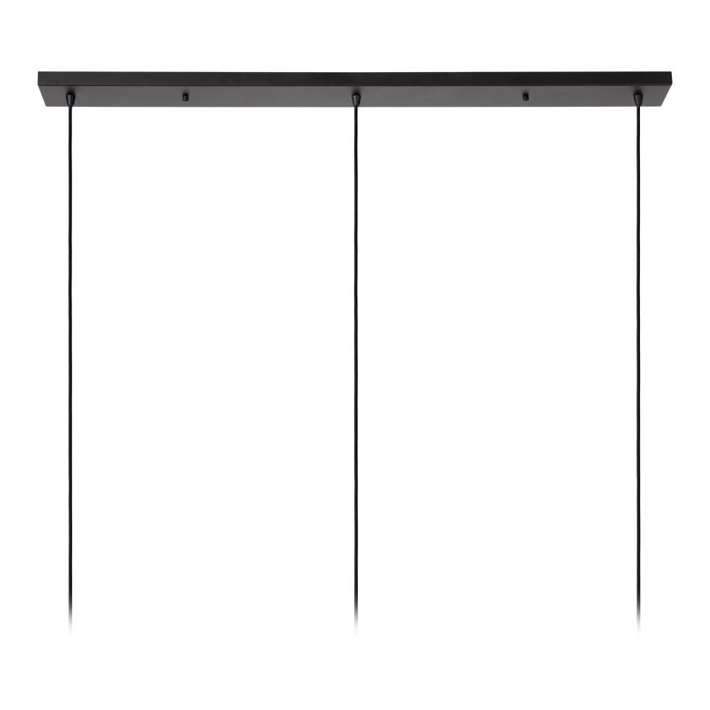Lampada sospensione DANZA nera metallo 3xE27 40W Lucide