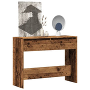 Tavolino Consolle-Tavolino da soggiorno-Tavolo Legno Vecchio 100x35x76,5 cm in Truciolato