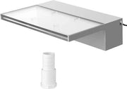 Fontana a cascata per piscina - LED Colore Blu - Piscina a cascata Illuminata - Acrilico