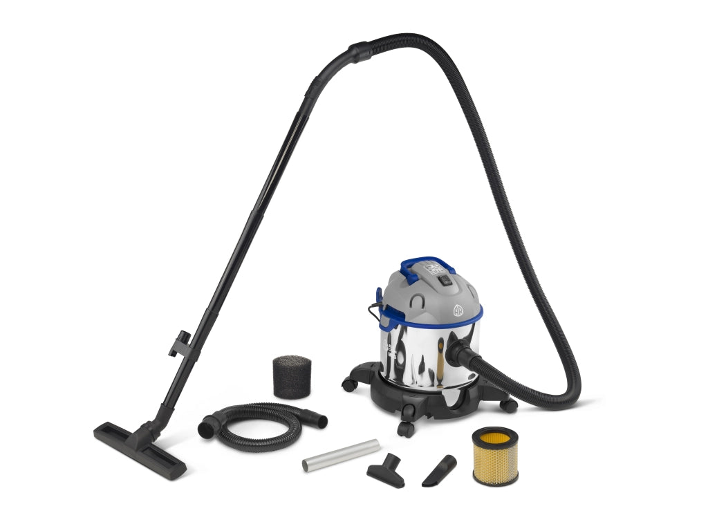 AR Blue Clean M20 Aspiratore Multifunzione 4 In 1: Aspirapolvere, Aspiraliquidi, Aspiracenere e Funzione Soffiante (1200 W, 20 l)