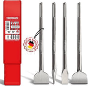 Set di Beccata SDS MAX 25mm 50mm a punta schiacciata ESTREMAMENTE RESISTENTE Set di perforatrici e beccate premium per tegoli