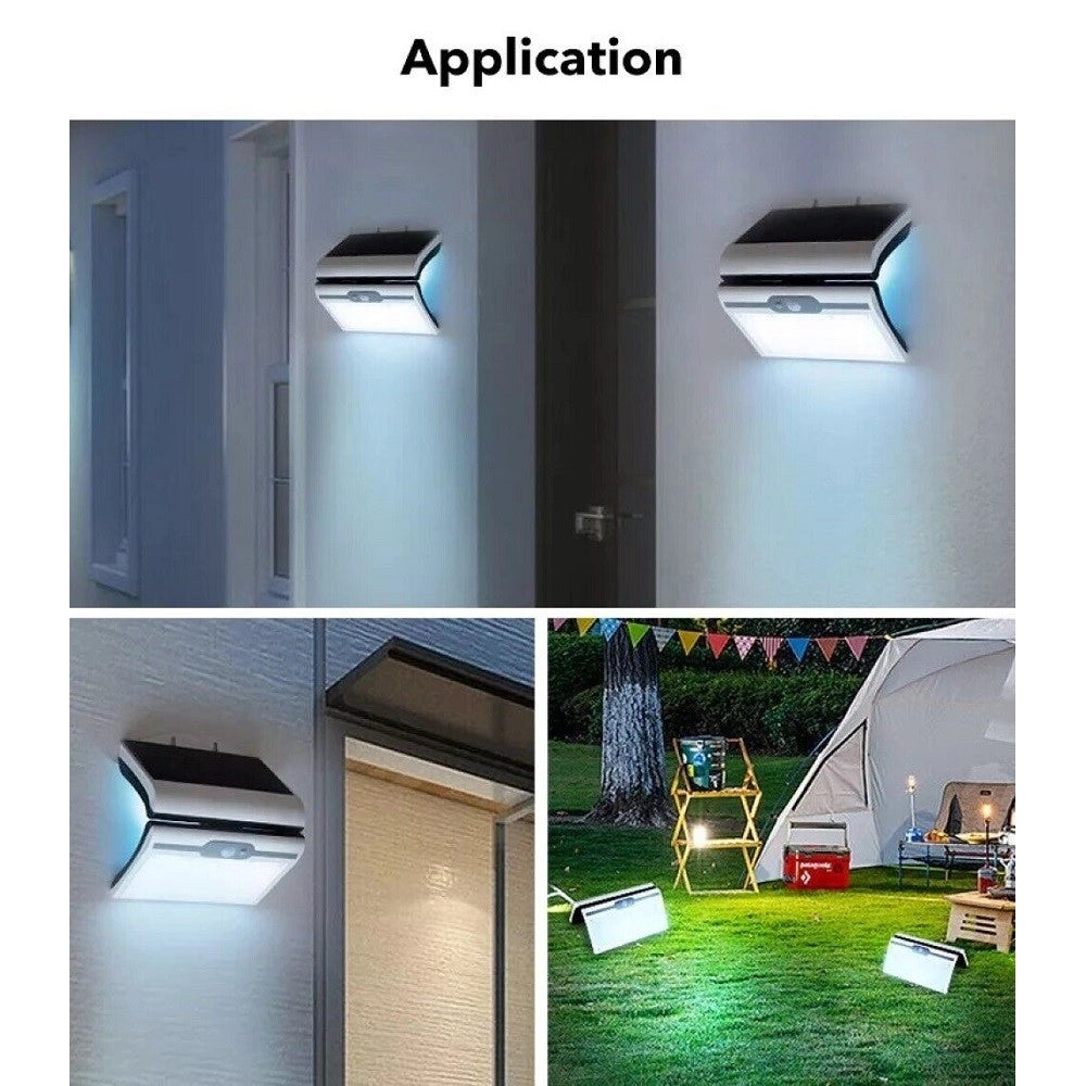 Trade Shop - Faro Energia Solare Led Faretto Esterno 20w Sensore Movimento Luce Ab-ta171 -