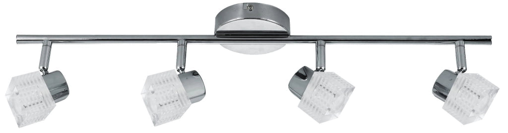 Plafoniera Candellux Malachit cromata 4xG9 63cm metallo