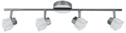 Plafoniera Candellux Malachit cromata 4xG9 63cm metallo