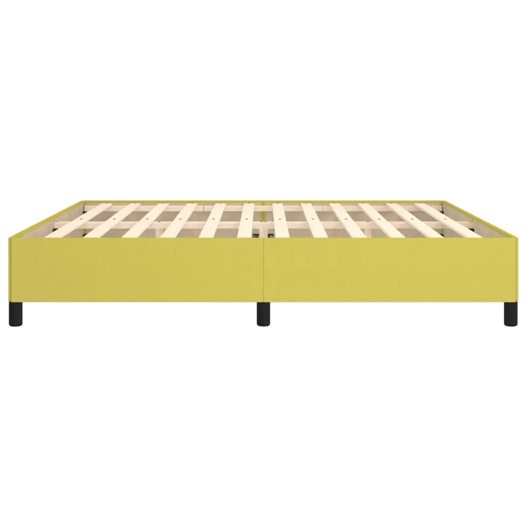 Giroletto senza Materasso Verde 200x200 cm in Tessuto
