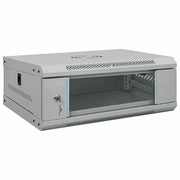 vidaXL Armadietto di rete Grigio 53 x 45 x 21 cm Acciaio