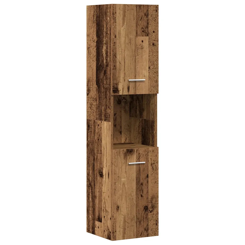 Set Mobili da Bagno 3 pz Legno Antico in Legno Multistrato 3328591