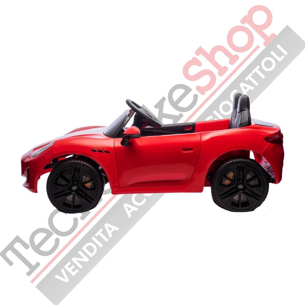 Auto Elettrica Per Bambini Maserati Folgore 12V-Rosso